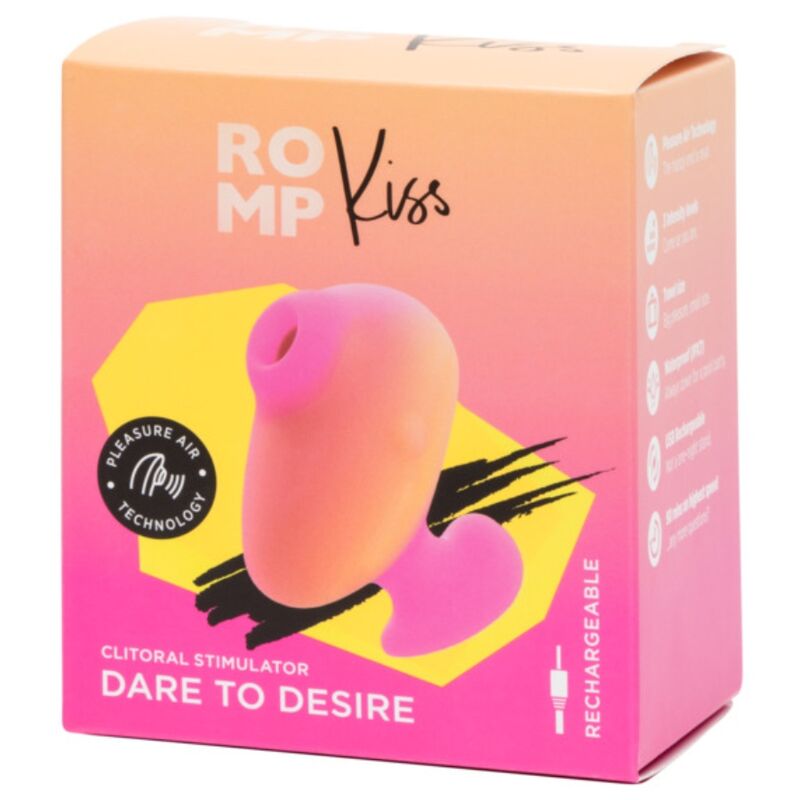 ROMP - KISS CLITORAL SUCTION RECHARGEABLE FINGER VIBRATOR - My naughty haven #