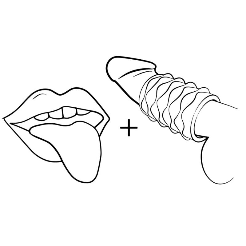 ROMP - MOSH TRANSPARENT MALE MASTURBATOR WITH 6 CM REVERSBLE SHEATH - My naughty haven #