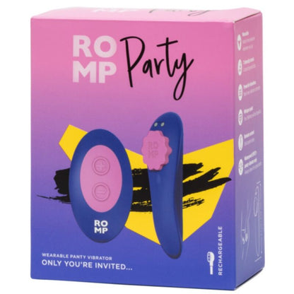 ROMP - PARTY MAGNETIC VIBRATING SILICONE PANTIE WITH REMOTE CONTROL - My naughty haven #