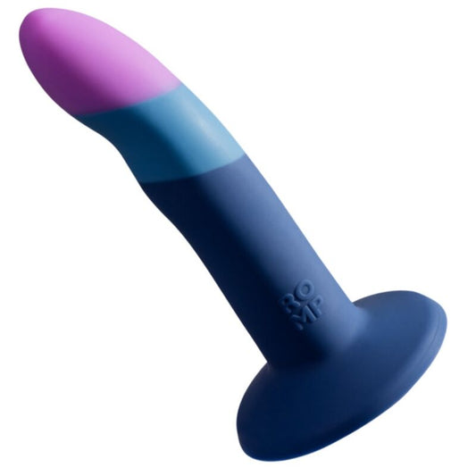 ROMP - PICCOLO HARNESS + SILICONE DILDO WITH TRICOLOR SUCTION CUP 14 CM - My naughty haven #
