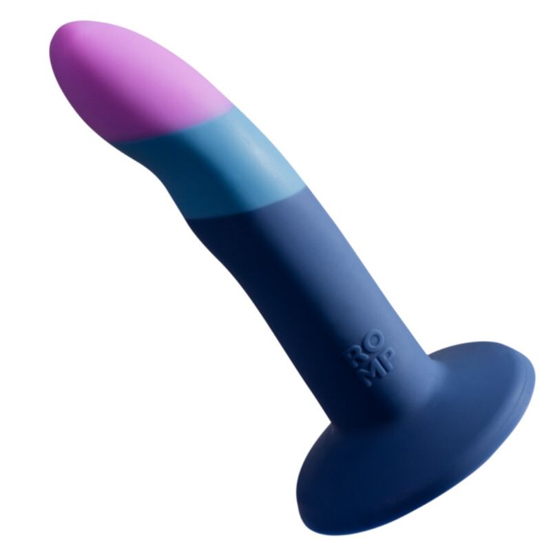 ROMP - PICCOLO SILICONE DILDO WITH TRICOLOR SUCTION CUP 14 CM - My naughty haven #