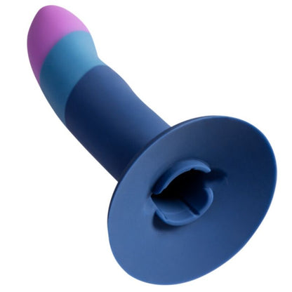 ROMP - PICCOLO SILICONE DILDO WITH TRICOLOR SUCTION CUP 14 CM - My naughty haven #
