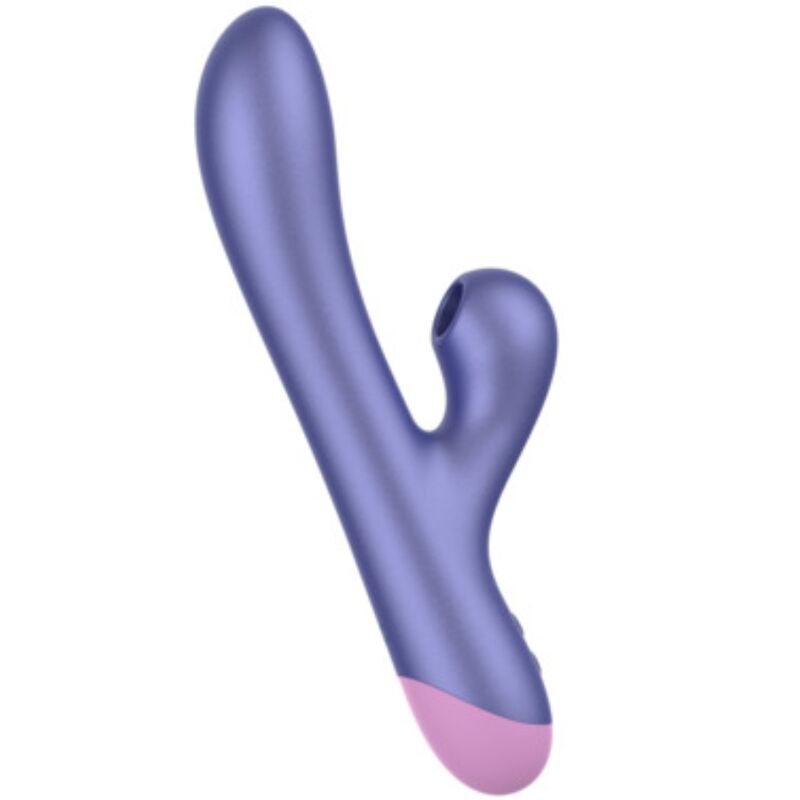 ROMP - PULSE RABBIT DUAL G-SPOT VIBRATOR ELECTRIC BLUE - My naughty haven #