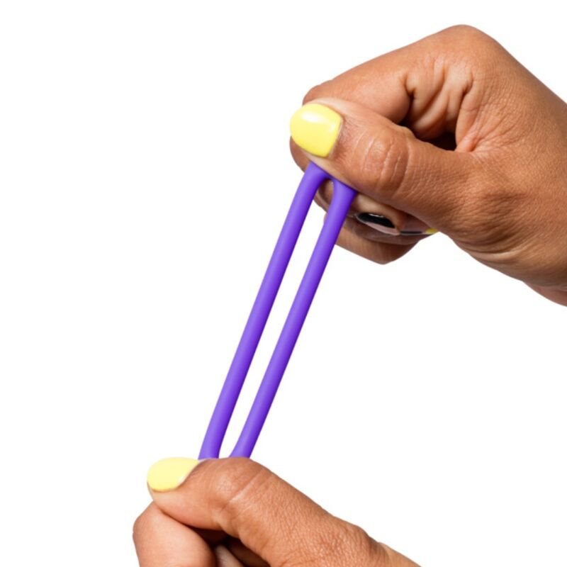 ROMP - REMIX TRIO SET OF 3 PURPLE SILICONE PENIS RINGS - My naughty haven #