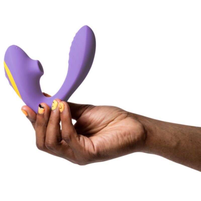 ROMP - REVERB G-SPOT STIMULATOR AND CLITORAL SUCTION DEVICE PURPLE - My naughty haven #