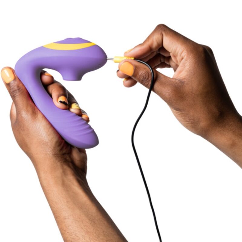 ROMP - REVERB G-SPOT STIMULATOR AND CLITORAL SUCTION DEVICE PURPLE - My naughty haven #