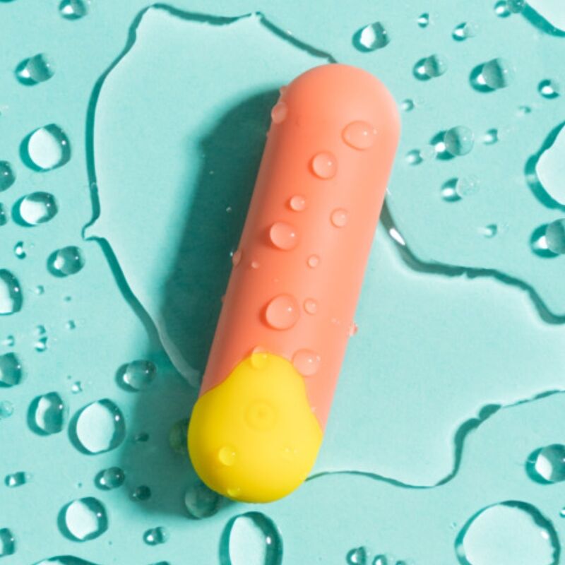 ROMP - RIOT MULTIFUNCTION VIBRATING BULLET ORANGE + YELLOW - My naughty haven #