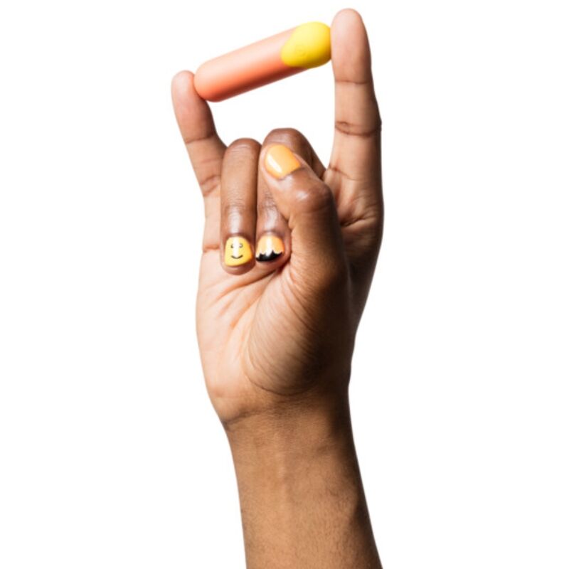 ROMP - RIOT MULTIFUNCTION VIBRATING BULLET ORANGE + YELLOW - My naughty haven #