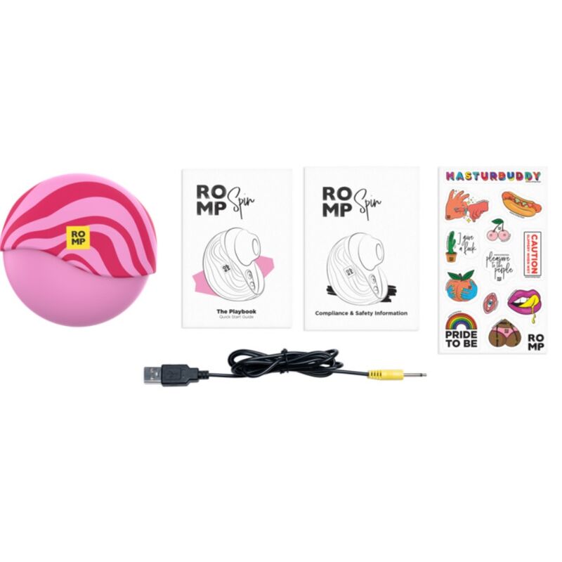 ROMP - SPIN CLITORAL SUCTION ANTITUDE WITH ROTATING OPENING AND CLOSING - My naughty haven #