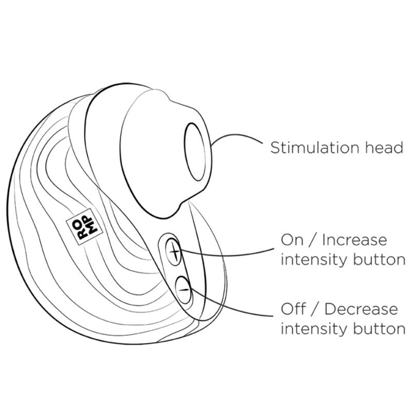 ROMP - SPIN CLITORAL SUCTION ANTITUDE WITH ROTATING OPENING AND CLOSING - My naughty haven #