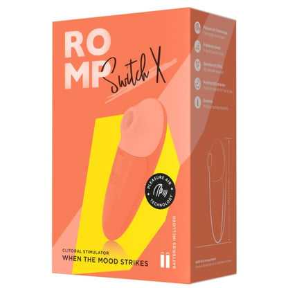 ROMP - SWITCH X CLITORAL STIMULATOR 6 LEVELS ORANGE - My naughty haven #
