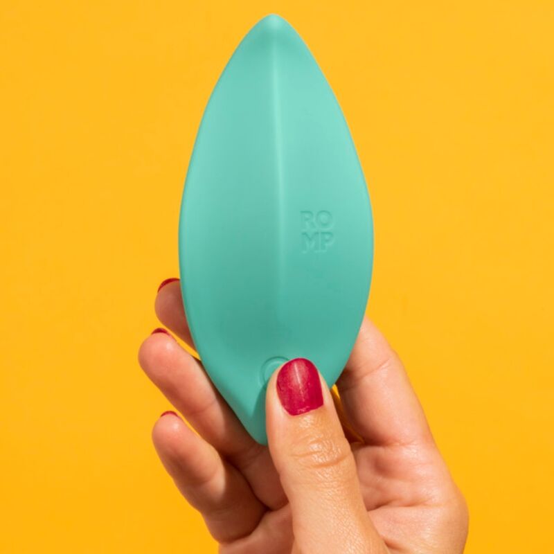 ROMP - WAVE VIBRATOR CLITORAL STIMULATOR ERGONOMIC SHAPE AQUA GREEN - My naughty haven #