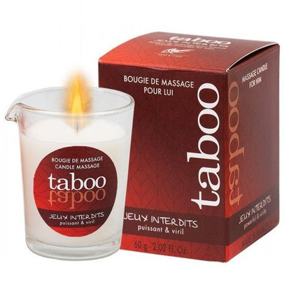 RUF - TABOO MASSAGE CANDLE FOR HIM JEUX INTERDITS WILD LICHEN AROMA - My naughty haven #