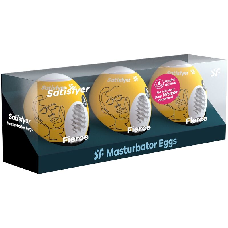 SATISFYER - 3 MASTURBATOR EGGS FIERCE - My naughty haven #