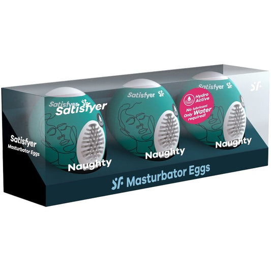 SATISFYER - 3 MASTURBATOR EGGS NAUGHTY - My naughty haven #