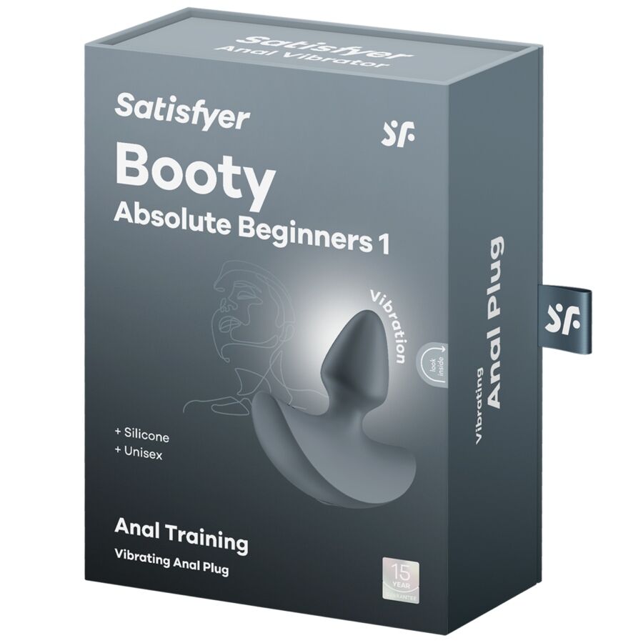 SATISFYER - ABSOLUTE BEGINNERS 1 PLUG ANAL VIBRATOR - My naughty haven #