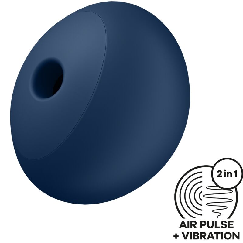 SATISFYER - AIR POWER 4 STIMULATOR & VIBRATOR 12 VIBRATIONS BLUE - My naughty haven #