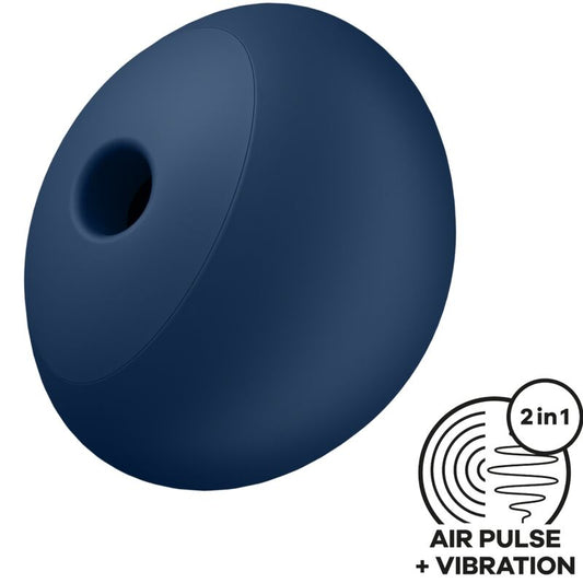 SATISFYER - AIR POWER 4 STIMULATOR & VIBRATOR 12 VIBRATIONS BLUE - My naughty haven #