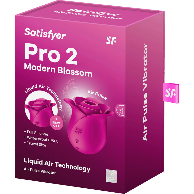 SATISFYER - AIR PULSE PRO 2 MODERN BLOSSOM VIBRATOR - My naughty haven #