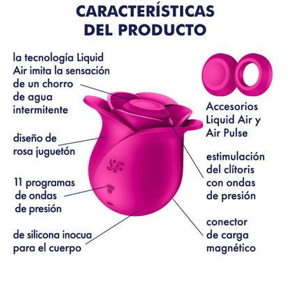 SATISFYER - AIR PULSE PRO 2 MODERN BLOSSOM VIBRATOR - My naughty haven #