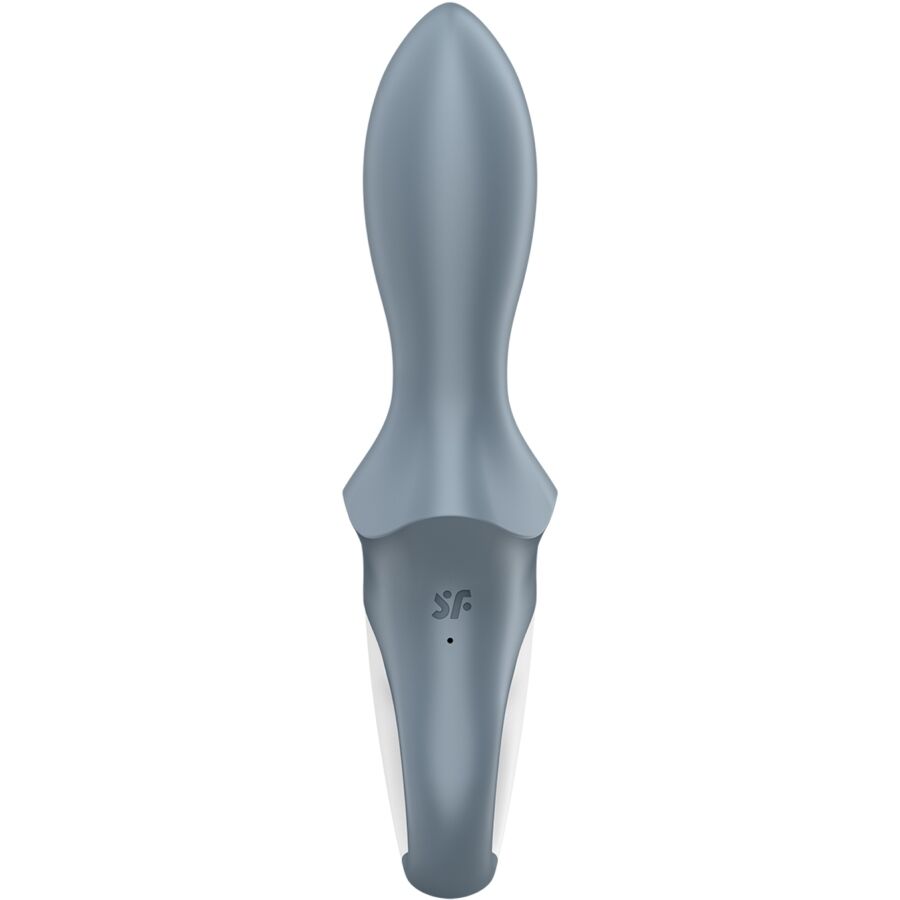 SATISFYER - AIR PUMP BOOTY 1 ANAL INFLATABLE VIBRATOR GREY - My naughty haven #