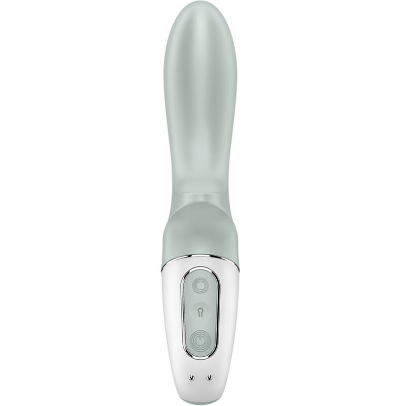 SATISFYER - AIR PUMP BOOTY 3 INFLATABLE ANAL VIBRATOR GREYGREEN - My naughty haven #
