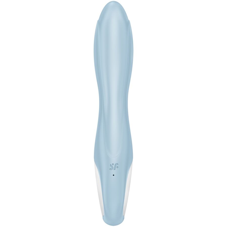 SATISFYER - AIR PUMP BUNNY 1 INFLATABLE RABBIT VIBRATOR BLUE - My naughty haven #