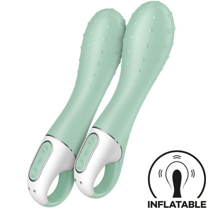 SATISFYER - AIR PUMP VIBRATOR 3 INFLATABLE G POINT MINT - My naughty haven #