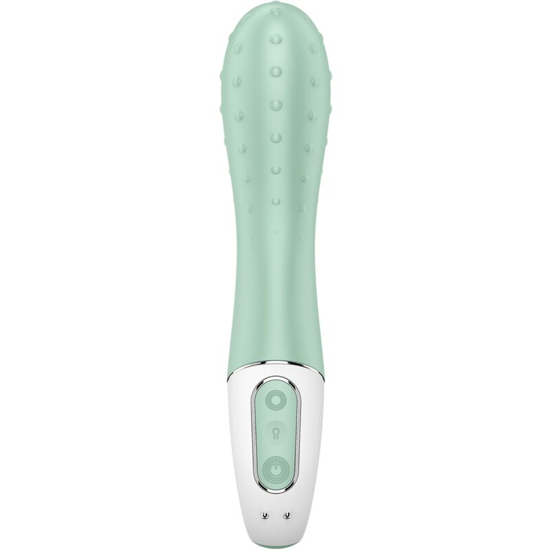 SATISFYER - AIR PUMP VIBRATOR 3 INFLATABLE G POINT MINT - My naughty haven #