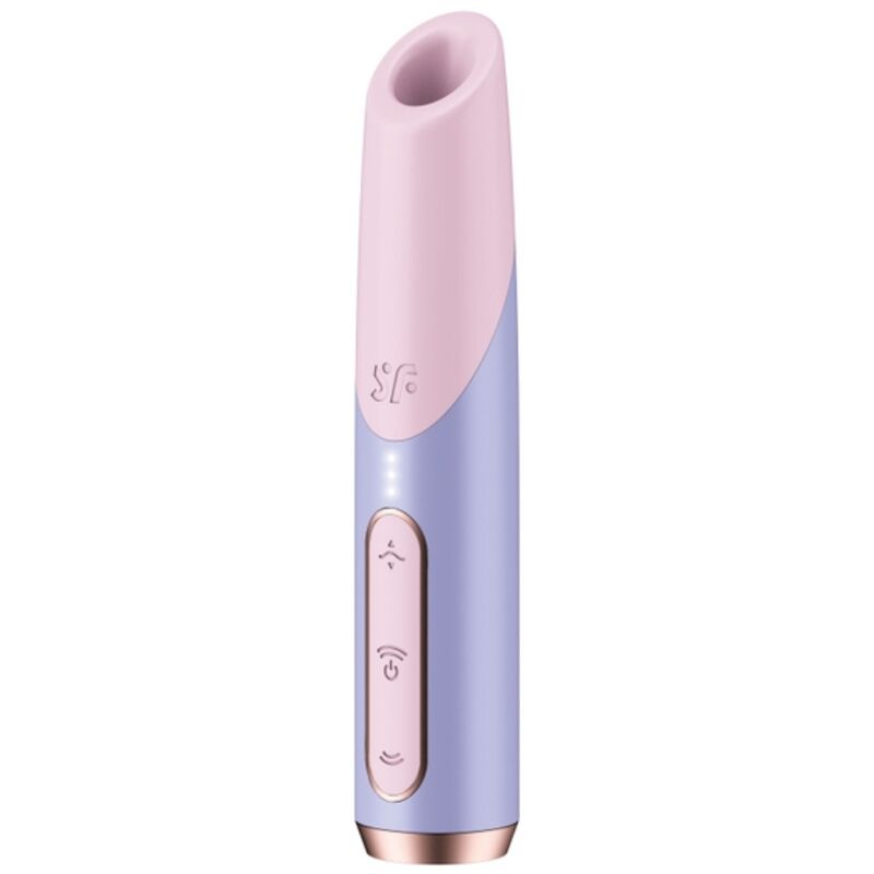 SATISFYER - BOLD KISS WAVE CLITORIS STIMULATOR PINK / VIOLET - My naughty haven #