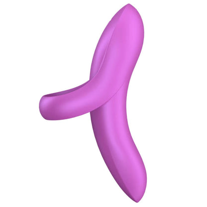 SATISFYER - BOLD LOVER FINGER VIBRATOR WHITE - My naughty haven #