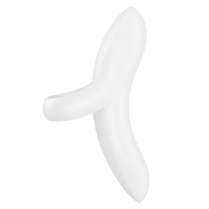 SATISFYER - BOLD LOVER FINGER VIBRATOR WHITE - My naughty haven #