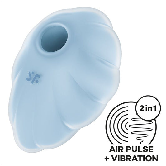 SATISFYER - CLOUD DANCER GREEN AIR PULSE VIBRATOR - My naughty haven #