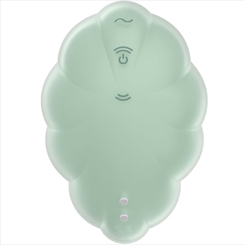 SATISFYER - CLOUD DANCER GREEN AIR PULSE VIBRATOR - My naughty haven #