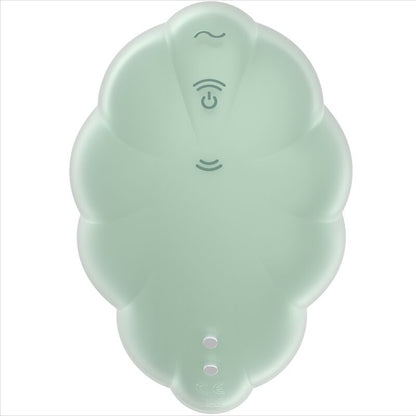 SATISFYER - CLOUD DANCER GREEN AIR PULSE VIBRATOR - My naughty haven #