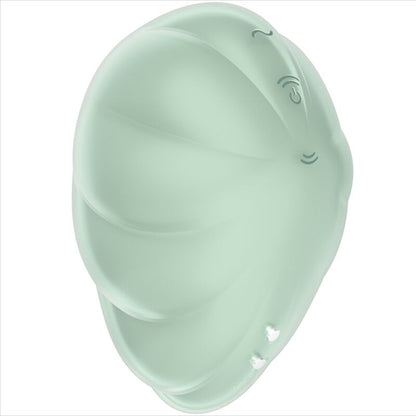 SATISFYER - CLOUD DANCER GREEN AIR PULSE VIBRATOR - My naughty haven #