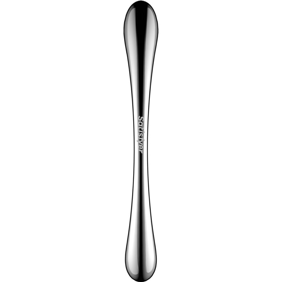 SATISFYER - COSMIC CREST 1 ДВУКРАЕН ДИЛДО ОТ НЕРЪЖДАЕМА СТОМАНА