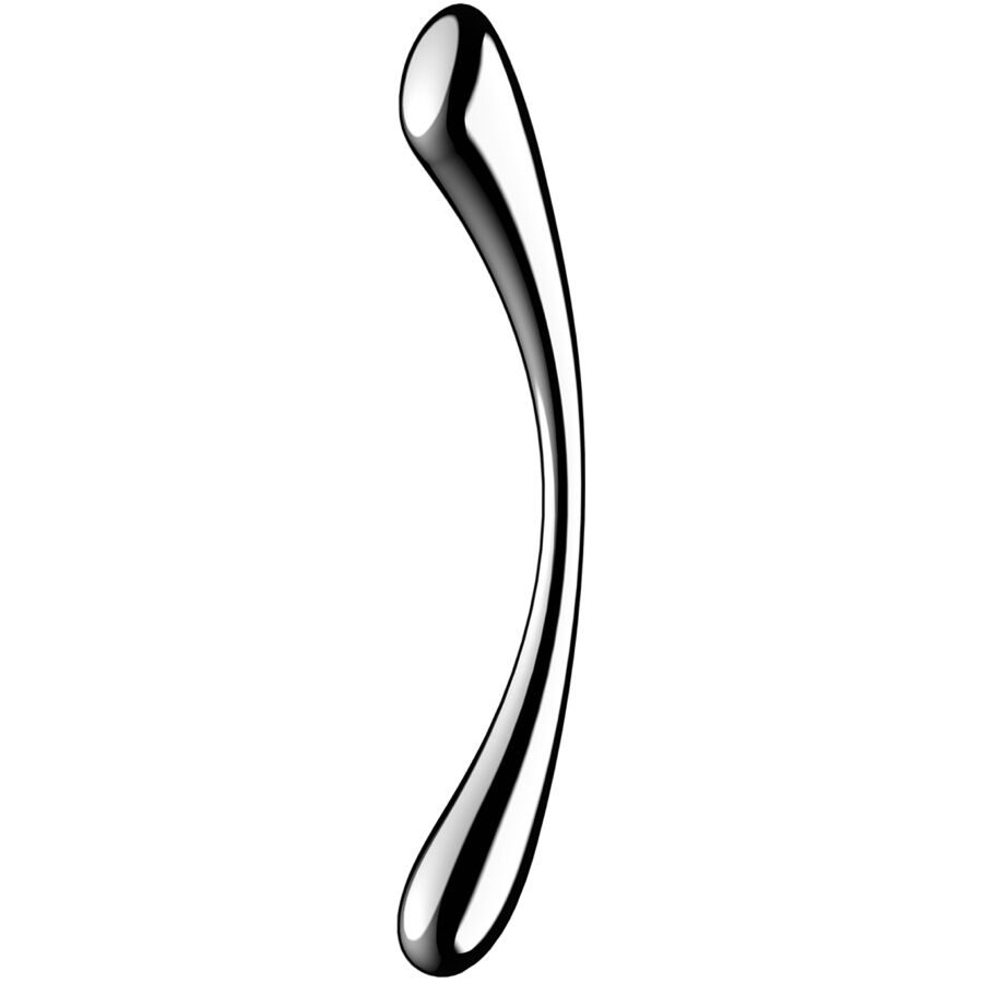 SATISFYER - COSMIC CREST 1 STAINLESS STEEL DOUBLE-ENDED DILDO - My naughty haven #