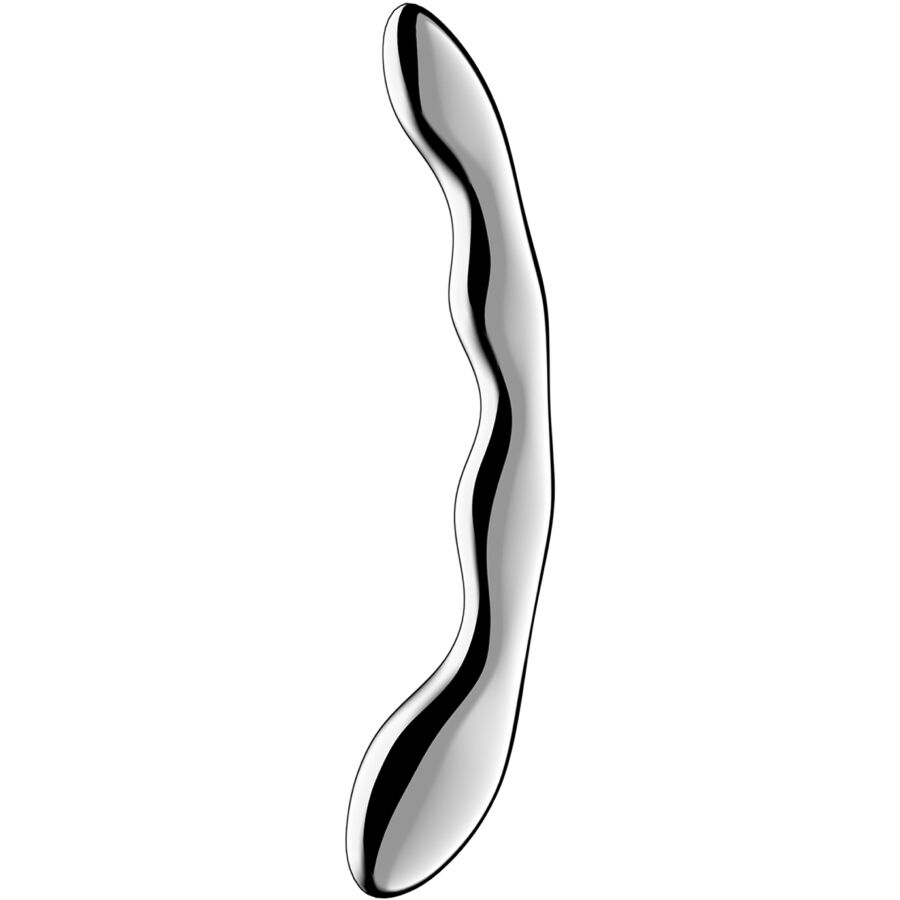 SATISFYER - COSMIC CREST 2 STAINLESS STEEL DOUBLE-ENDED DILDO - My naughty haven #