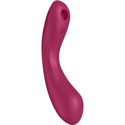 SATISFYER - CURVE TRINITY 1 AIR PULSE VIBRATION RED - My naughty haven #