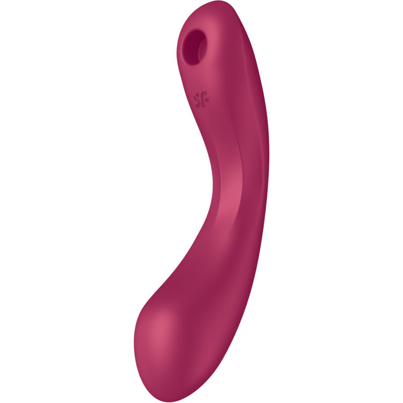 SATISFYER - CURVE TRINITY 1 AIR PULSE VIBRATION RED - My naughty haven #