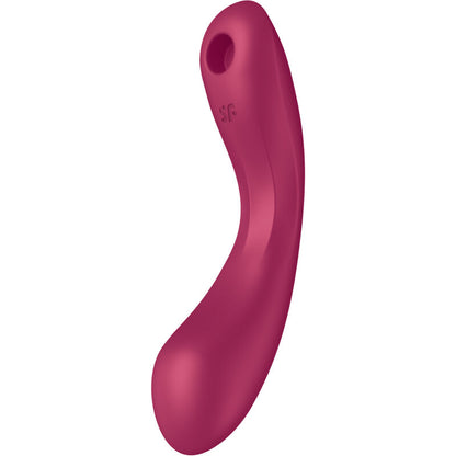 SATISFYER - CURVE TRINITY 1 AIR PULSE VIBRATION RED - My naughty haven #