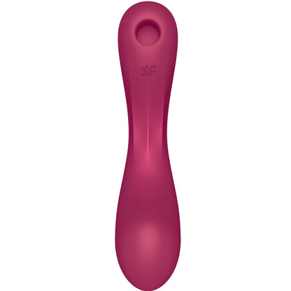 SATISFYER - CURVE TRINITY 1 AIR PULSE VIBRATION RED - My naughty haven #