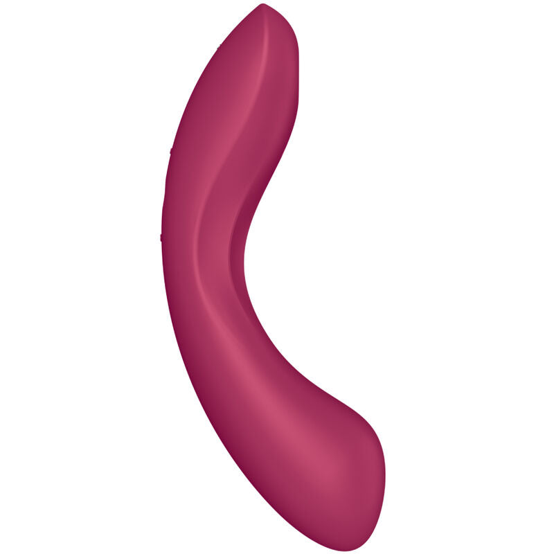 SATISFYER - CURVE TRINITY 1 AIR PULSE VIBRATION RED - My naughty haven #