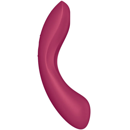 SATISFYER - CURVE TRINITY 1 AIR PULSE VIBRATION RED - My naughty haven #