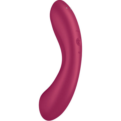 SATISFYER - CURVE TRINITY 1 AIR PULSE VIBRATION RED - My naughty haven #