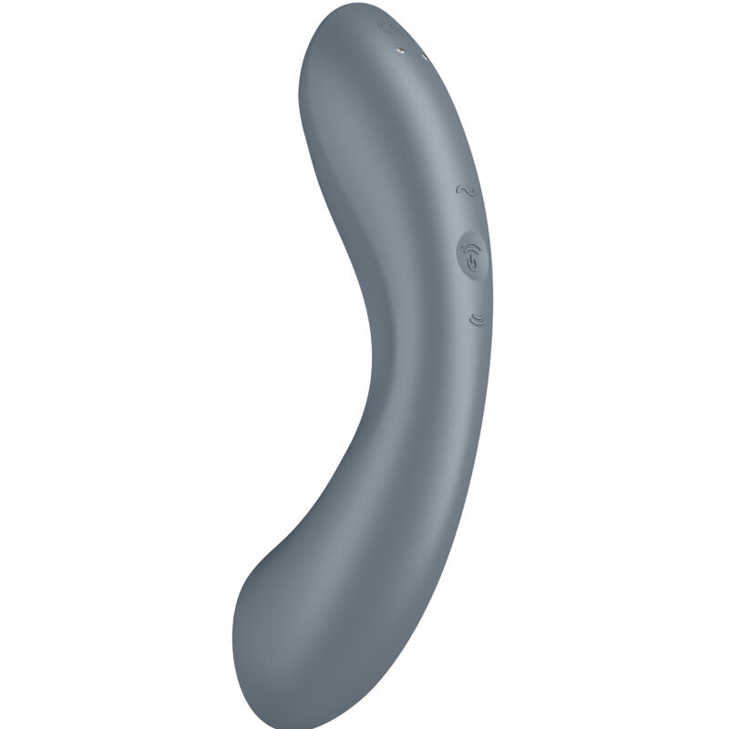 SATISFYER - CURVE TRINITY 1 AIR PULSE VIBRATION RED - My naughty haven #