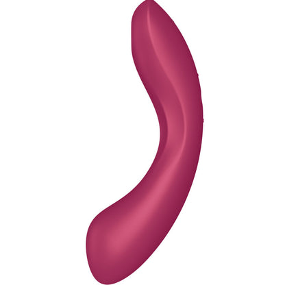 SATISFYER - CURVE TRINITY 1 AIR PULSE VIBRATION RED - My naughty haven #