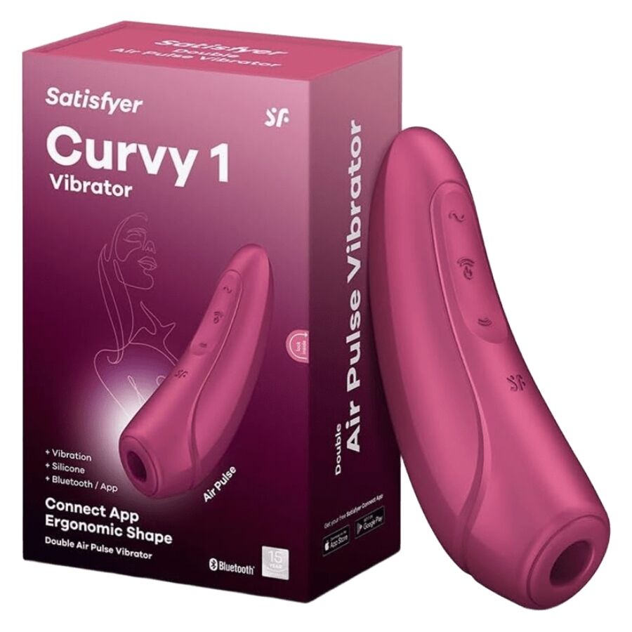 SATISFYER - CURVY 1 RED PINK - My naughty haven #