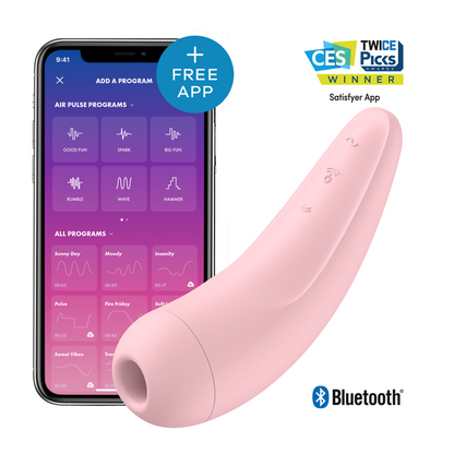SATISFYER - CURVY 1 RED PINK - My naughty haven #